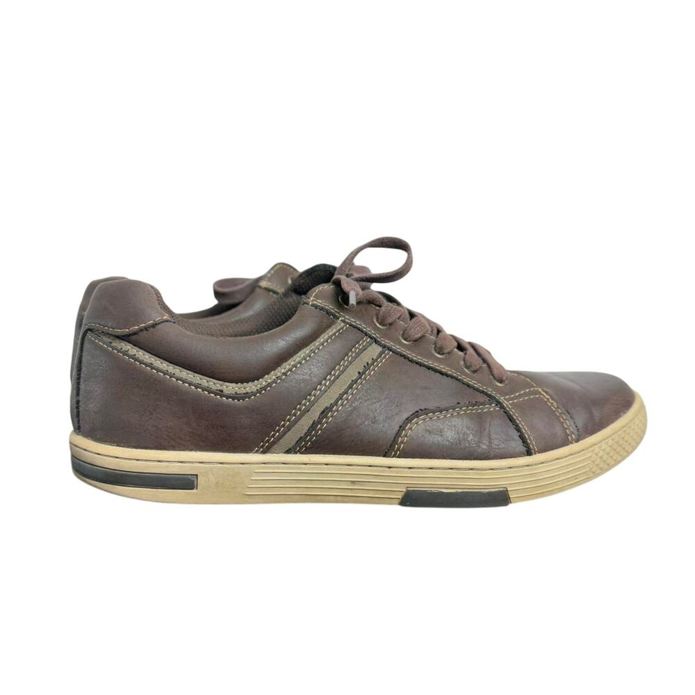 Men's Brown Leather Steve Madden Lace Up Shoes - Size 10.5
